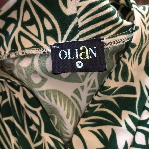 🌵HP🌵Olian Leaf Print Maternity Wrap Dress - Picture 5 of 5